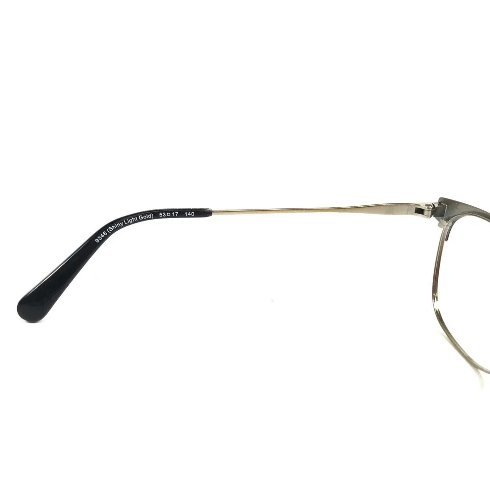 Coach Eyeglasses Frames HC5111 9346 Shiny Light Gold Cat Eye Full Rim 53-17-140